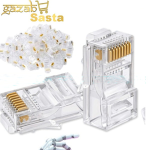 JC88_RJ 45 100% imported good quality brass network plug connector MOQ-10K